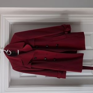 Red Pea Coat